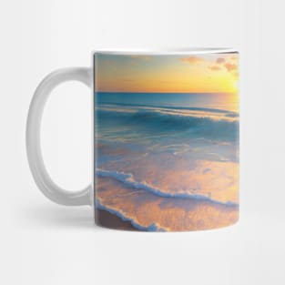 Beach Waves Closeup Dreamcore Mug